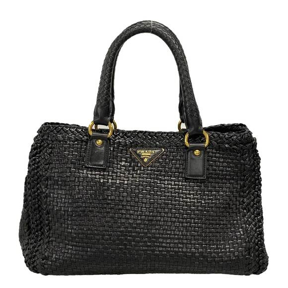 PRADA Triangle Logo Tote Bag - Picture 1 of 16